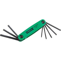 Stanley - 1 Piece T10 to T40 Brass Torx Key Set - T50 Torx Size - Industrial Tool & Supply