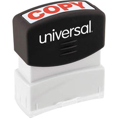 UNIVERSAL - Pre-inked Stock Stamps Type: Message Message: COPY - Industrial Tool & Supply