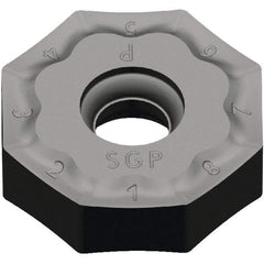 Kennametal - ONPX645 GP Grade KCPK30 Carbide Milling Insert - Al2O3 Finish, 5.81mm Thick, 20mm Inscribed Circle, 0.8mm Corner Radius - Industrial Tool & Supply