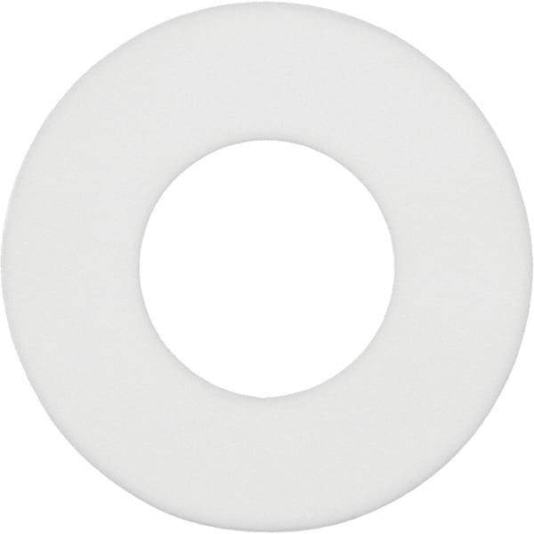 Value Collection - 6" Pipe, 6-5/8" ID x 8-3/4" OD Flange Gasket - PTFE Plastic, White, 1/8" Thick - Industrial Tool & Supply