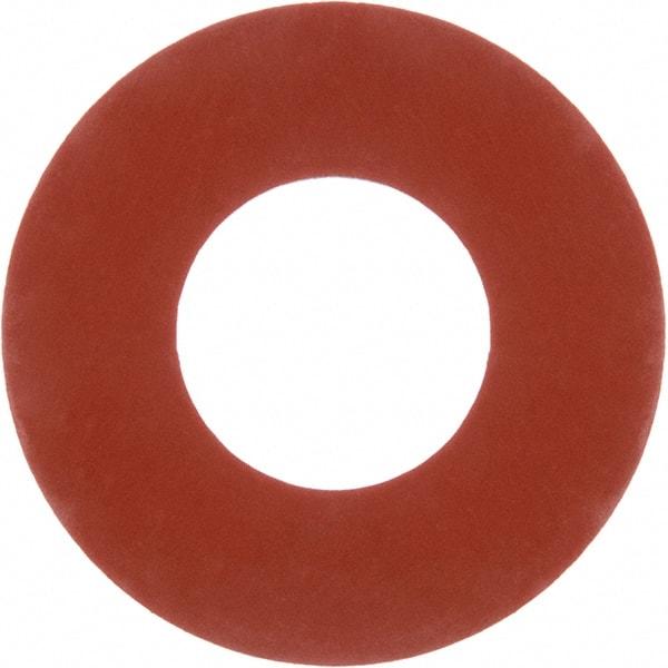 Value Collection - 2-1/2" Pipe, 2-7/8" ID x 4-7/8" OD Flange Gasket - Silicone Rubber, Red, 1/8" Thick - Industrial Tool & Supply