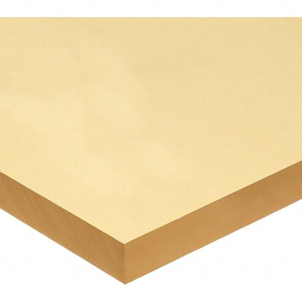 Value Collection - 1/4" Thick x 120" Long, Plain Polyurethane Strip - Stock Length, 60 Shore A Durometer, -20 to 180°F, Amber - Industrial Tool & Supply
