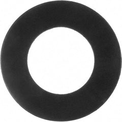 Value Collection - 8" Pipe, 8-5/8" ID x 13-1/2" OD Flange Gasket - Viton Rubber, Black, 1/16" Thick - Industrial Tool & Supply