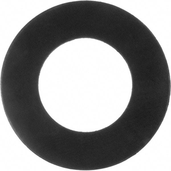 Value Collection - 1" Pipe, 1-5/16" ID x 2-5/8" OD Flange Gasket - Viton Rubber, Black, 1/16" Thick - Industrial Tool & Supply