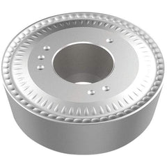 Seco - RCMX250702 R3 Grade TP2501 Carbide Turning Insert - Ti(C/N)/Al2O3/TiN Finish, Round, 25mm Inscr Circle, 7.94mm Thick, 12.5mm Corner Radius - Industrial Tool & Supply