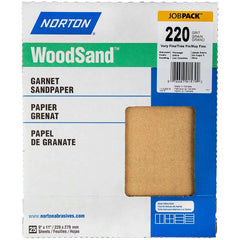 Norton - Sanding Sheets Abrasive Material: Garnet Grade: Very Fine - Industrial Tool & Supply
