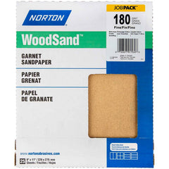 Norton - Sanding Sheets Abrasive Material: Garnet Grade: Fine - Industrial Tool & Supply