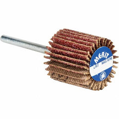 Norton - 3/4" Diam x 5/8" Face Width, Fine Aluminum Oxide Coated Mounted Flap Wheel - Industrial Tool & Supply