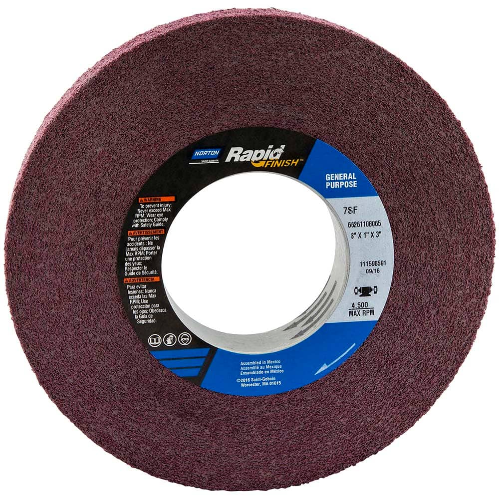 Norton - Deburring Wheels Wheel Type: Convolute Wheel Diameter (Inch): 8 - Industrial Tool & Supply