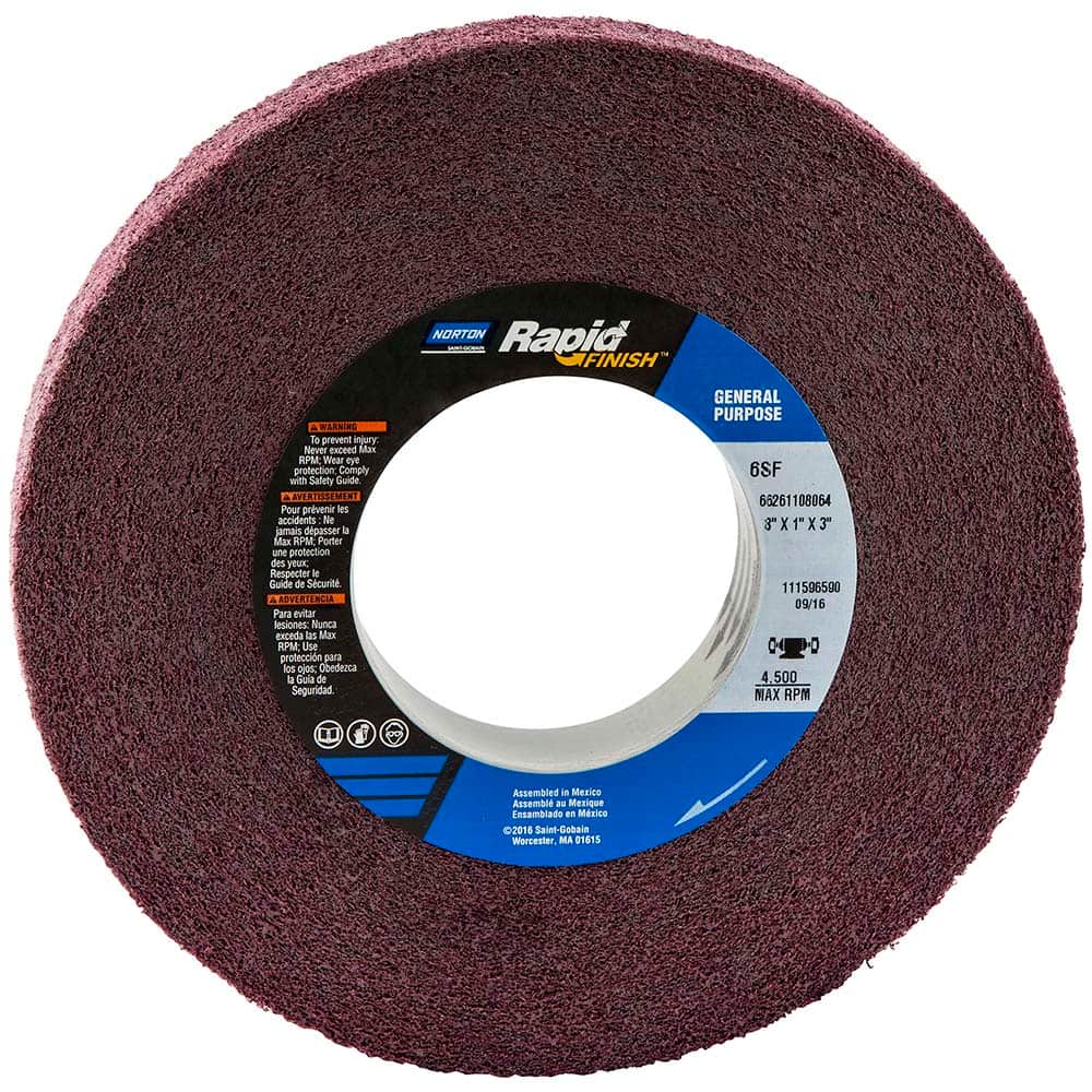 Norton - Deburring Wheels Wheel Type: Convolute Wheel Diameter (Inch): 8 - Industrial Tool & Supply