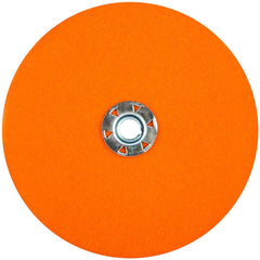 Norton - 7" Diam, 5/8" Hole, 80 Grit Ceramic Alumina Fiber Disc - Industrial Tool & Supply