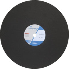 Norton - 16 x 5/32, 1" Hole 30 Grit Aluminum Oxide Cutoff Wheel - Industrial Tool & Supply