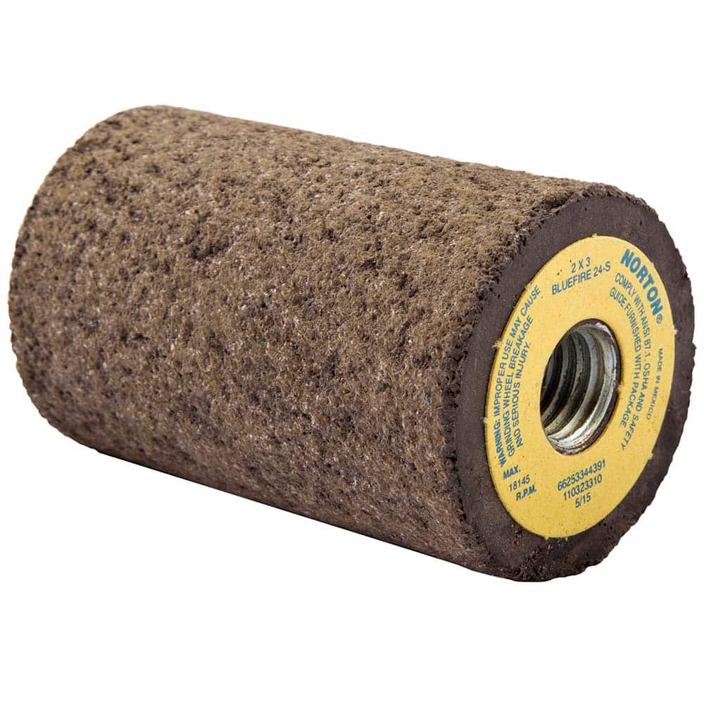 Norton - Cones & Plugs Maximum Diameter (Inch): 2 Head Thickness (Inch): 3 - Industrial Tool & Supply