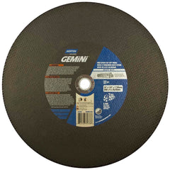 Norton - 14 x 1/8, 1" Hole 24 Grit Silicon Carbide Cutoff Wheel - Industrial Tool & Supply
