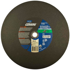 Norton - 14 x 1/8, 1" Hole 24 Grit Silicon Carbide Cutoff Wheel - Industrial Tool & Supply