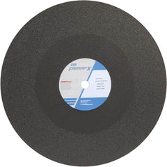 Norton - 20 x 3/16, 1" Hole 30 Grit Aluminum Oxide Cutoff Wheel - Industrial Tool & Supply
