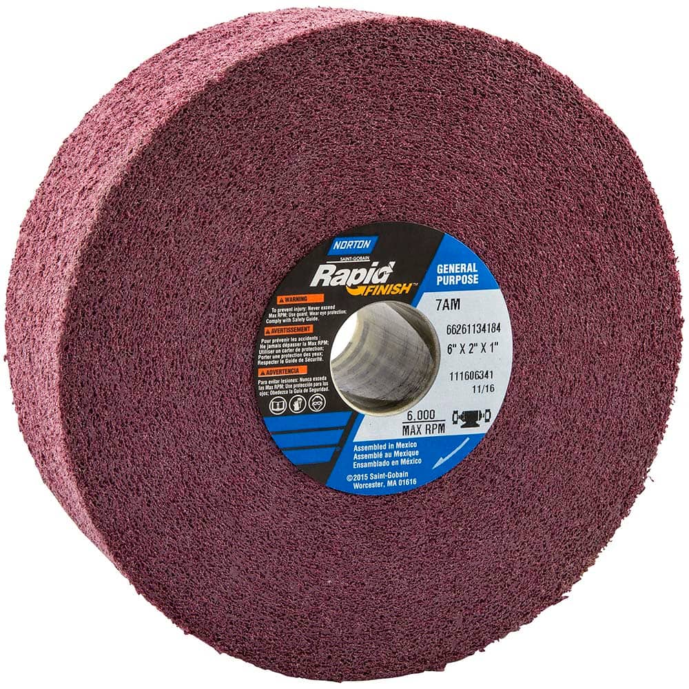Norton - Deburring Wheels Wheel Type: Convolute Wheel Diameter (Inch): 6 - Industrial Tool & Supply
