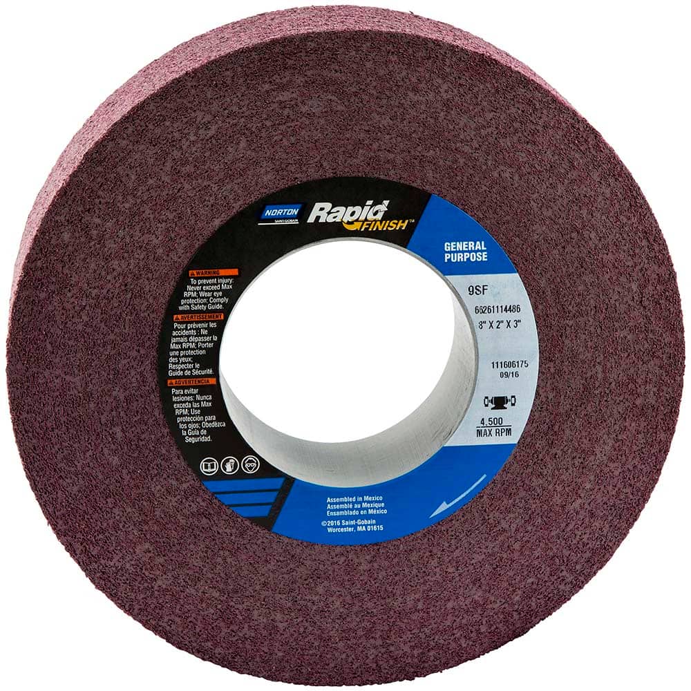 Norton - Deburring Wheels Wheel Type: Convolute Wheel Diameter (Inch): 8 - Industrial Tool & Supply