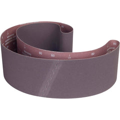 Norton - 6" Wide x 89" OAL, 80 Grit, Aluminum Oxide Abrasive Belt - Industrial Tool & Supply