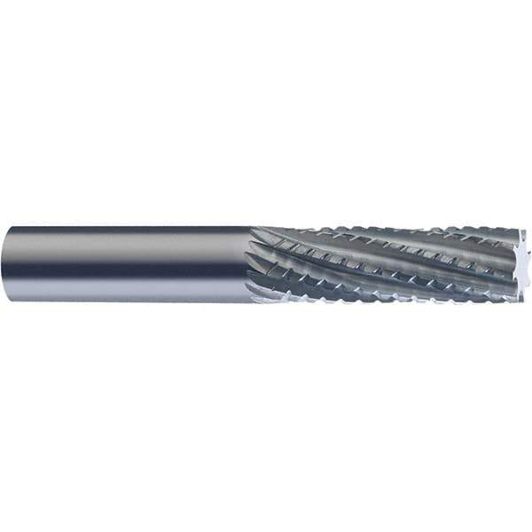 SGS - 2mm Diam, 6mm LOC, Square End, Solid Carbide Diamond Pattern Router Bit - Right Hand Cut, 38mm OAL, Use on Carbon Composite - Industrial Tool & Supply