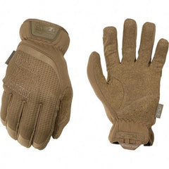 Mechanix Wear - Size 2XL Work Gloves - For Mechanic's & Lifting, Uncoated, Elastic Band Cuff, Full Fingered, Tan, Paired - Industrial Tool & Supply