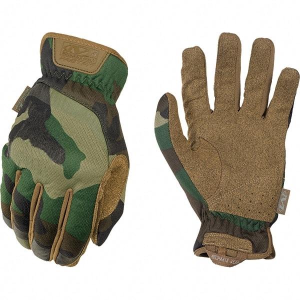 Mechanix Wear - Size 2XL Work Gloves - For Mechanic's & Lifting, Uncoated, Elastic Band Cuff, Full Fingered, Camouflage, Paired - Industrial Tool & Supply
