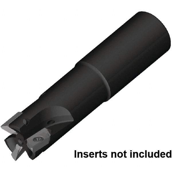 Kennametal - 25mm Cut Diam, 16mm Max Depth of Cut, 25mm Shank Diam, 131mm OAL, Indexable Square Shoulder End Mill - ZDET16M5..721 Inserts, Cylindrical Shank, 0° Lead Angle, Through Coolant, Series 5720 - Industrial Tool & Supply