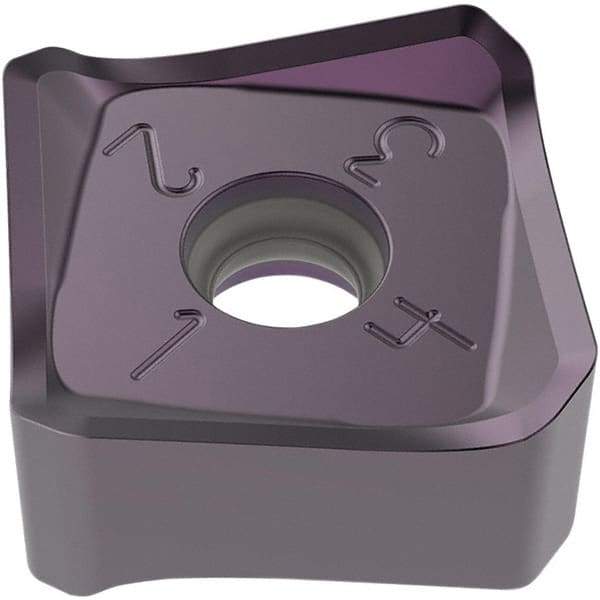 Seco - SNMX2209 M18 Grade MK2050 Carbide Milling Insert - TiAlN/TiSiN Finish, 8.81mm Thick, 22mm Inscribed Circle, 2mm Corner Radius - Industrial Tool & Supply