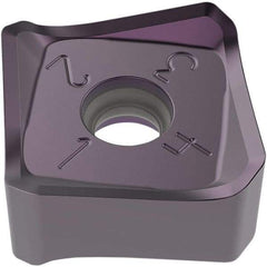 Seco - SNMX2209 M18 Grade MK2050 Carbide Milling Insert - TiAlN/TiSiN Finish, 8.81mm Thick, 22mm Inscribed Circle, 2mm Corner Radius - Industrial Tool & Supply