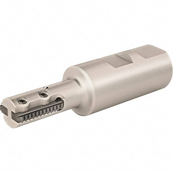 Vargus - 0.669" Cut Diam, 1.45" Max Depth of Cut, 1" Shank Diam, Internal/External Indexable Thread Mill - Insert Style 25S, 2 Inserts, Toolholder Style RTMC, 3.858" OAL - Industrial Tool & Supply