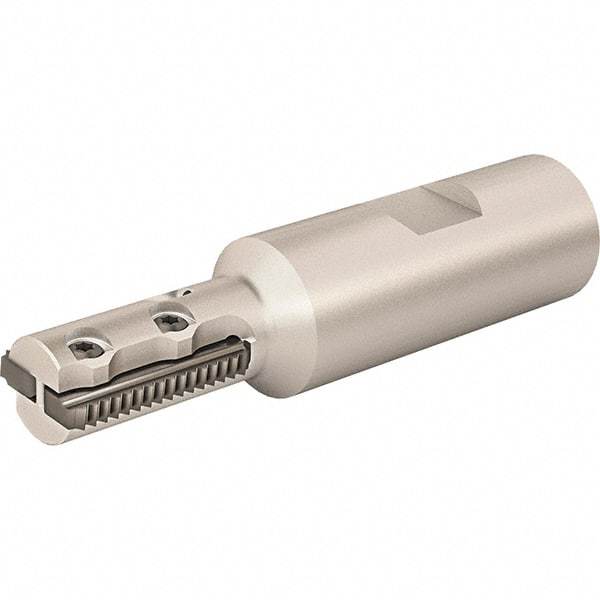 Vargus - 0.63" Cut Diam, 1.1" Max Depth of Cut, 3/4" Shank Diam, Internal/External Indexable Thread Mill - Insert Style 24M, 2 Inserts, Toolholder Style RTMC, 3.307" OAL - Industrial Tool & Supply