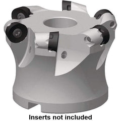 Kennametal - 30mm Cut Diam, 5mm Max Depth, 16mm Arbor Hole, 5 Inserts, RP.. 10T3 Insert Style, Indexable Copy Face Mill - 7713VR10 Cutter Style, 45,500 Max RPM, 40mm High, Through Coolant, Series 7713 - Industrial Tool & Supply