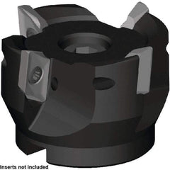 Kennametal - 5 Inserts, 2-1/2" Cut Diam, 1" Arbor Diam, 16mm Max Depth of Cut, Indexable Square-Shoulder Face Mill - 0° Lead Angle, 50mm High, ZDET 16M5..721 Insert Compatibility, Through Coolant, Series 5720VZ16 - Industrial Tool & Supply