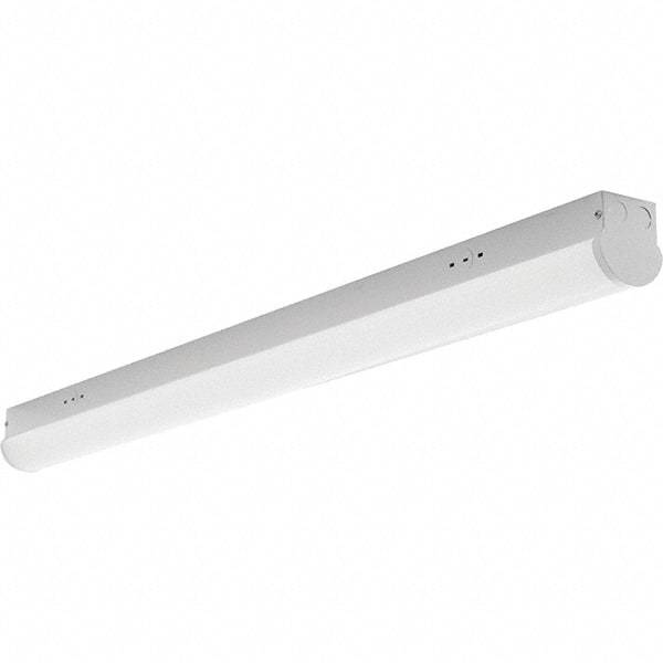 Eiko Global - 1 Lamp, 32 Watt, 4,200 Lumen, LED Strip Light - Surface Mounted, 120 to 277 Volt, 4' Long x 3.35" Wide x 3.56" High - Industrial Tool & Supply