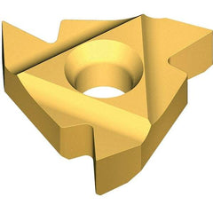 Vargus - 2ER External Right Hand 20 PG Laydown Threading Insert - Grade VKX, TiN Coated Carbide - Industrial Tool & Supply