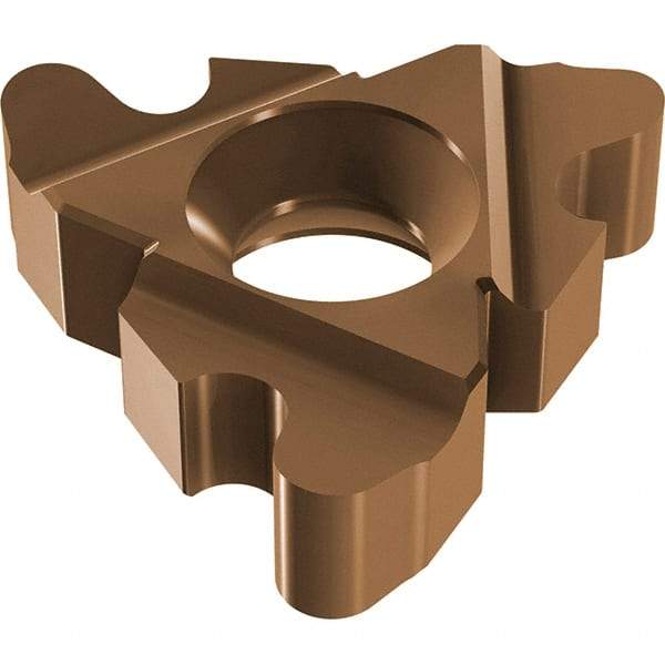 Vargus - 4FER External Right Hand 4 RD Laydown Threading Insert - Grade VRX, AlTiN Coated Carbide - Industrial Tool & Supply