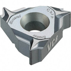 Vargus - 3JER External Right Hand ISO Laydown Threading Insert - Grade VKX, TiN Coated Carbide - Industrial Tool & Supply