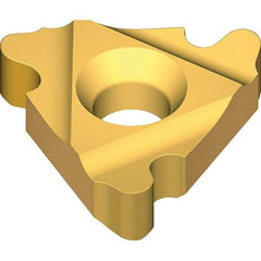 Vargus - 3EL0.375 Grade VKX, External RD Threading Insert - 6 TPI Ext Pitch, TiN Finish, Carbide - Industrial Tool & Supply