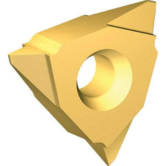 Vargus - 5VER External Right Hand ISO Laydown Threading Insert - Grade VKX, TiN Coated Carbide, 15.88mm Inscribed Circle - Industrial Tool & Supply