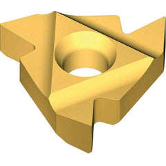 Vargus - 2IR Internal Right Hand MJ Laydown Threading Insert - Grade VKX, TiN Coated Carbide - Industrial Tool & Supply