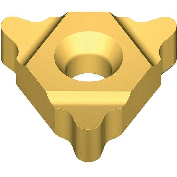 Vargus - 4UE External Left & Right Hand 3 STACME Laydown Threading Insert - Grade VKX, TiN Coated Carbide - Industrial Tool & Supply