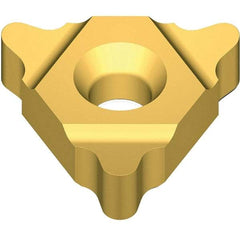 Vargus - 4UE External Left & Right Hand 3 STACME Laydown Threading Insert - Grade VKX, TiN Coated Carbide - Industrial Tool & Supply