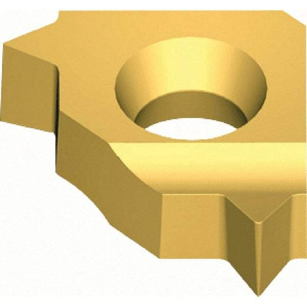 Vargus - 5LKIL Internal Left Hand 28 W Laydown Threading Insert - Grade VKX, TiN Coated Carbide, 5mm Inscribed Circle - Industrial Tool & Supply