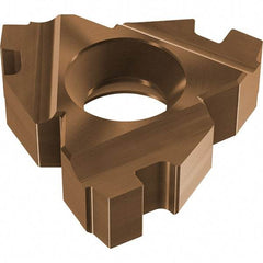 Vargus - 4FIR Internal Right Hand 6 VAM Laydown Threading Insert - Grade VRX, AlTiN Coated Carbide - Industrial Tool & Supply