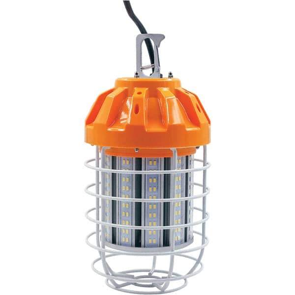 Eiko Global - 1 Socket, 16 Conductor, 120 VAC, 80 Watt, Temporary String Light - 5' SJTW-A Cord, Metal - Industrial Tool & Supply