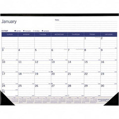 Blueline - Note Pads, Writing Pads & Notebooks Writing Pads & Notebook Type: Desk Pad Calendar Size: 22 x 17 - Industrial Tool & Supply