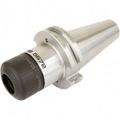 Seco - 9.5mm to 10mm Capacity, 140.9mm Projection, CAT50 Dual Contact Taper, HP16 Collet Chuck - 261.75mm OAL - Exact Industrial Supply