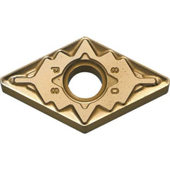 Kyocera - DNMG433 PS Grade CA025P Carbide Turning Insert - TiCN/Al2O3/TiN Finish, 55° Diamond, 1/2" Inscr Circle, 3/16" Thick, 3/64" Corner Radius - Industrial Tool & Supply