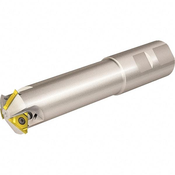 Vargus - 36.5mm Cut Diam, 95mm Max Hole Depth, 32mm Shank Diam, Internal/External Indexable Thread Mill - Insert Style 3UI, 3/8" Insert Size, 3 Inserts, Toolholder Style TM SC W, 166mm OAL - Industrial Tool & Supply