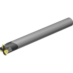 Vargus - 14mm Cut Diam, 50mm Max Hole Depth, 10mm Shank Diam, Internal/External Indexable Thread Mill - Insert Style 5LI, 2 Inserts, Toolholder Style CTM SC, 105mm OAL - Industrial Tool & Supply